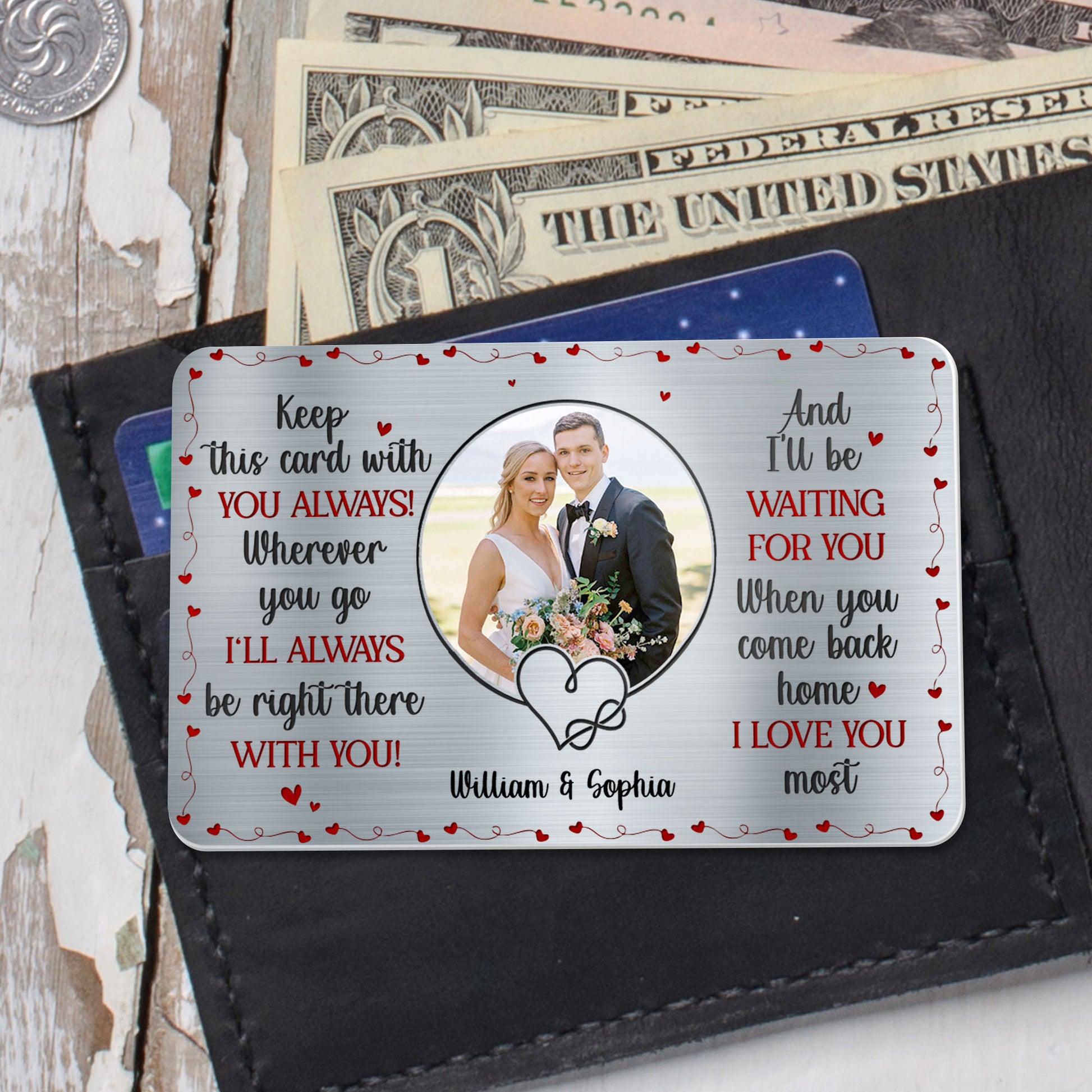 Keep This Card Always, Waiting For You Love Note