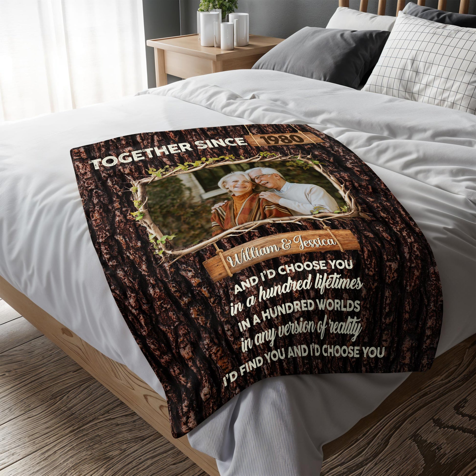 Choose You In a Hundred Lifetimes Anniversary Love Quote