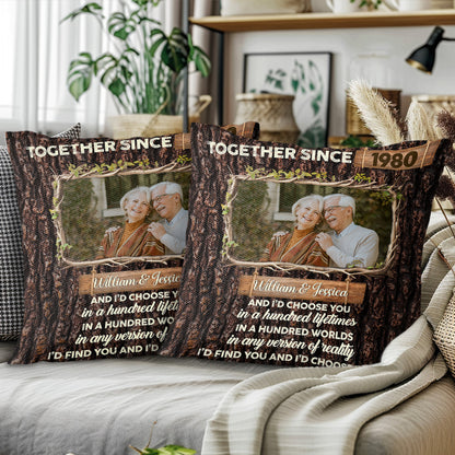Together Since Customized Quote with Tree and Ivy Design