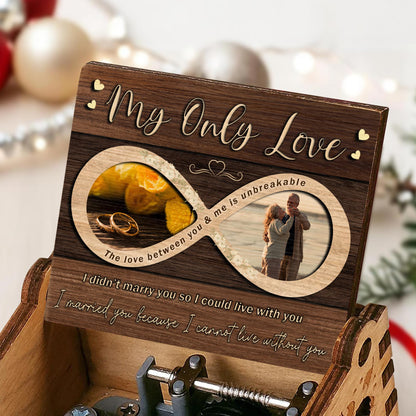 My Only Love - Custom Music Box With "You Are My Sunshine" Tune - CPL227_MZB