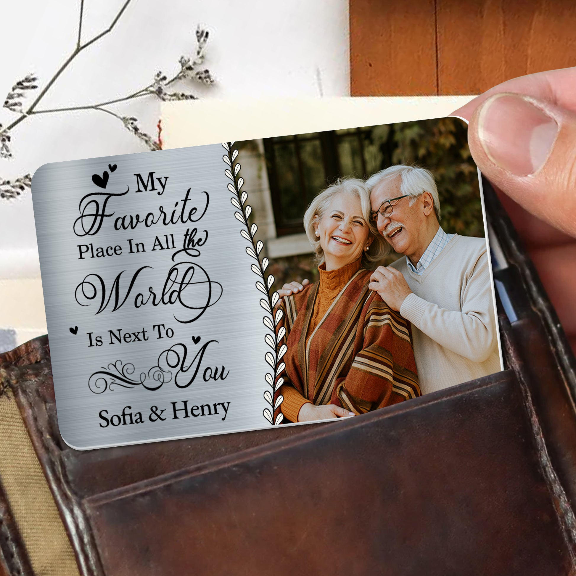 My Favorite Place Is Next To You, Heart and Floral Design
