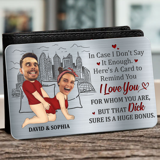 Love Reminder With City Skyline And Caricature Faces