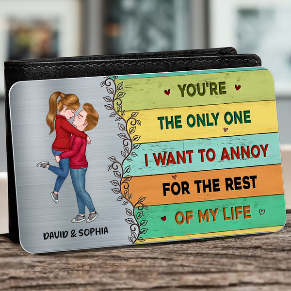 You're The Only One I Want To Annoy, Couple Hugging