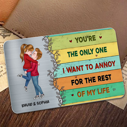 You're The Only One I Want To Annoy, Couple Hugging