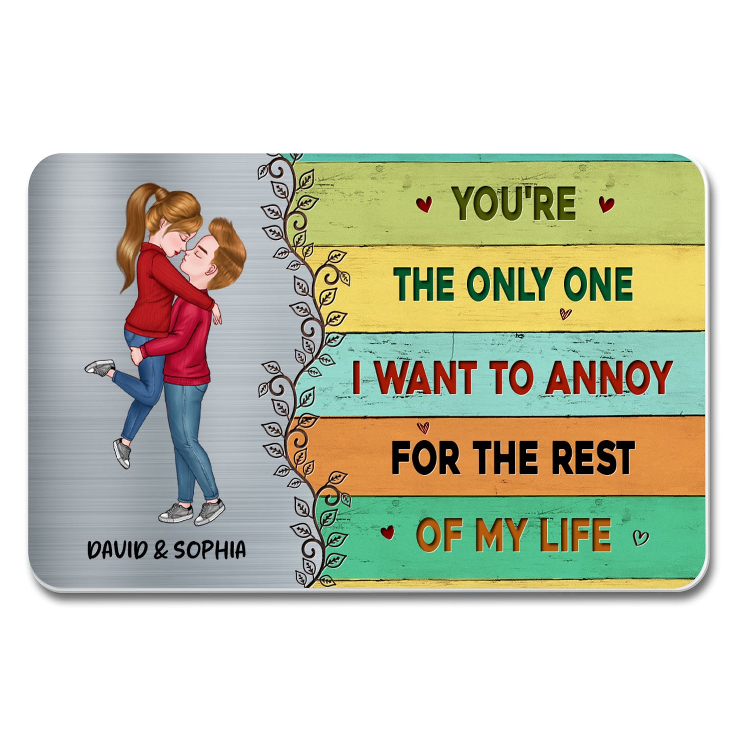 You're The Only One I Want To Annoy, Couple Hugging
