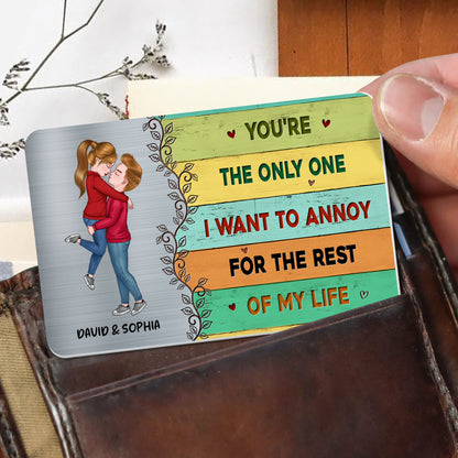 You're The Only One I Want To Annoy, Couple Hugging