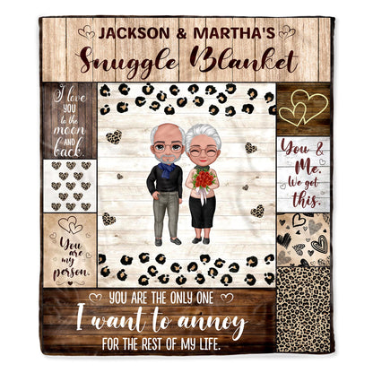 You Are The Only One I Want To Annoy, Couples Love Blanket