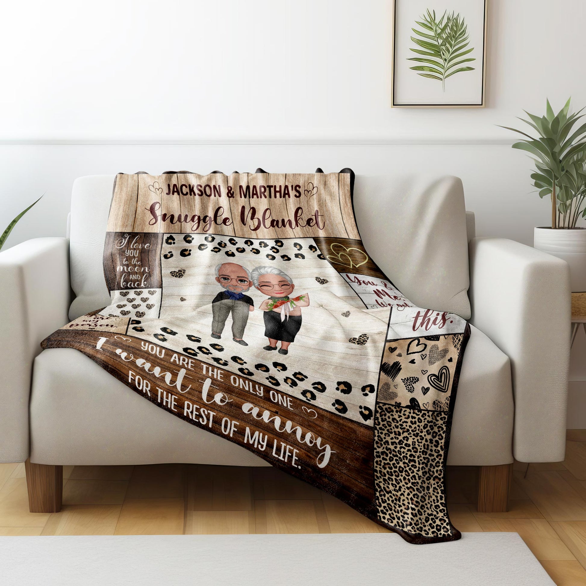 You Are The Only One I Want To Annoy, Couples Love Blanket