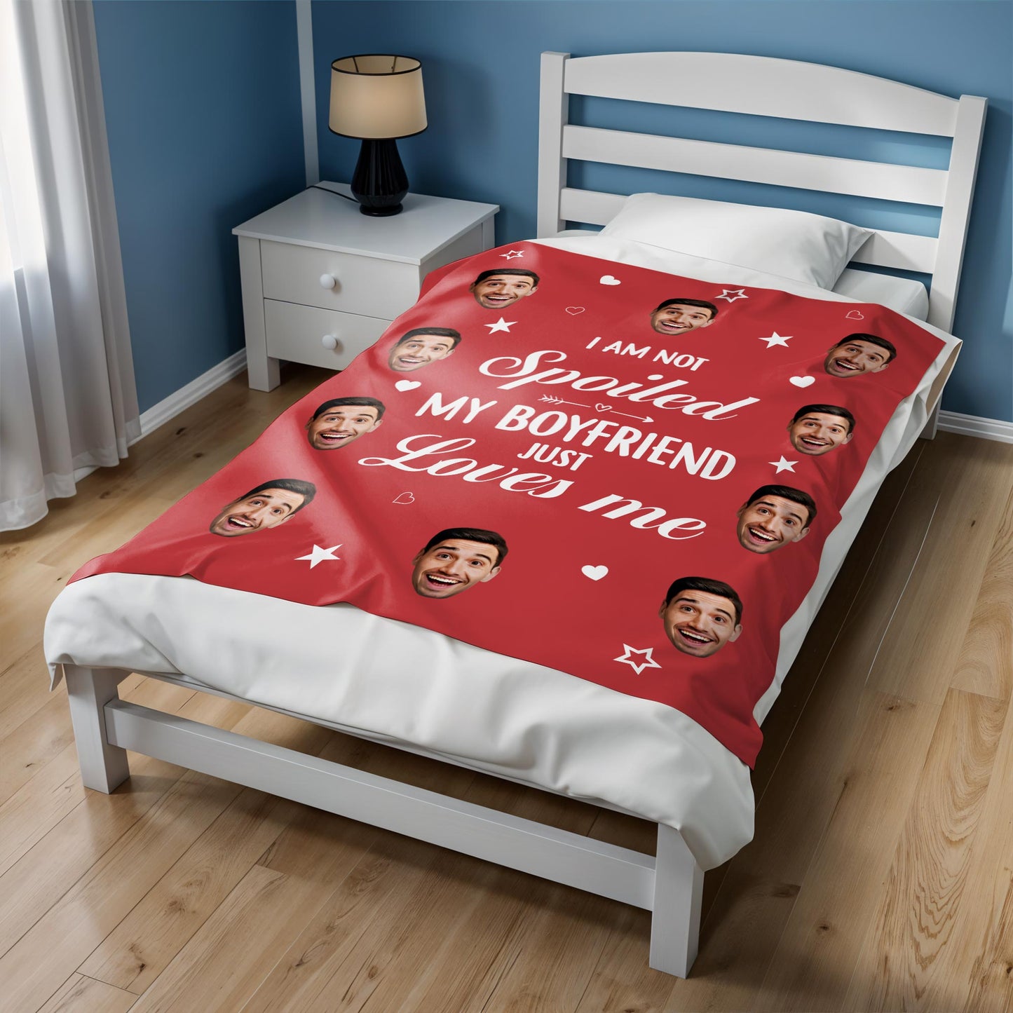 I Am Not Spoiled, My Boyfriend Just Loves Me, Faces With Hearts And Stars