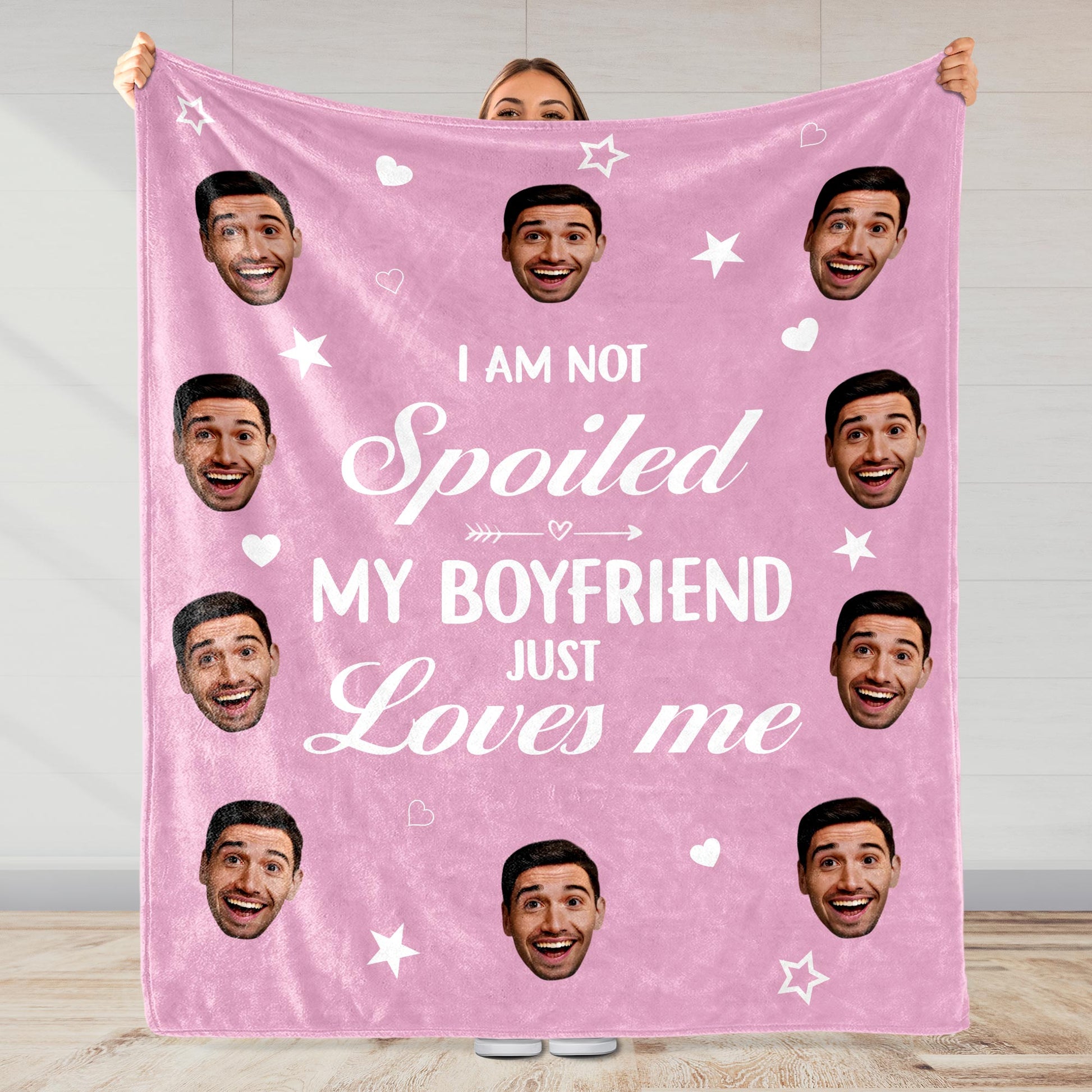 I Am Not Spoiled, My Boyfriend Just Loves Me, Faces With Hearts And Stars