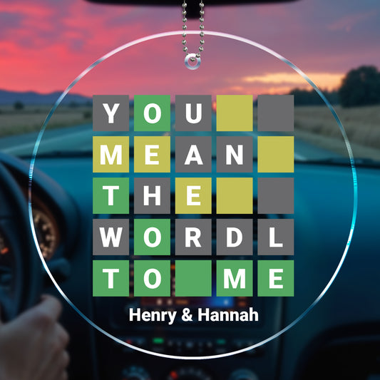 You Mean The World To Me Colorful Design