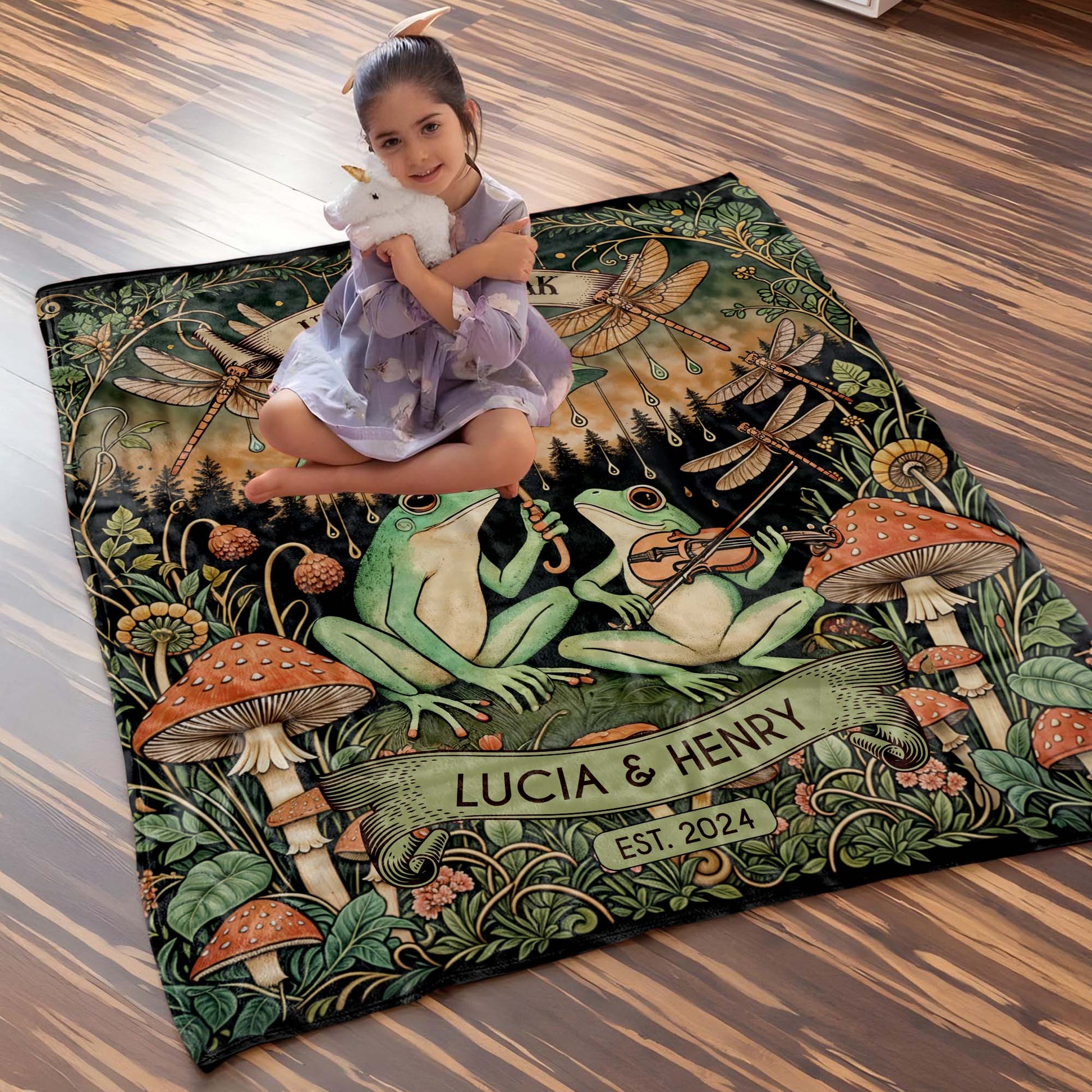 Until We Croak Frogs Under Umbrella Nature Theme