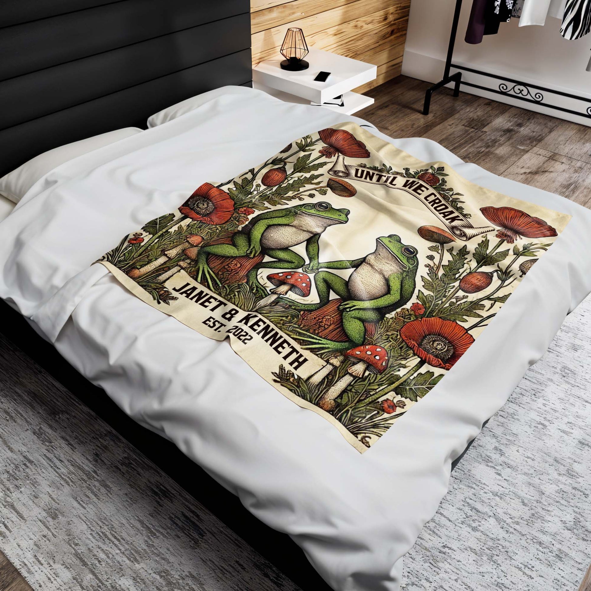 Until We Croak, Frogs and Flowers Artwork