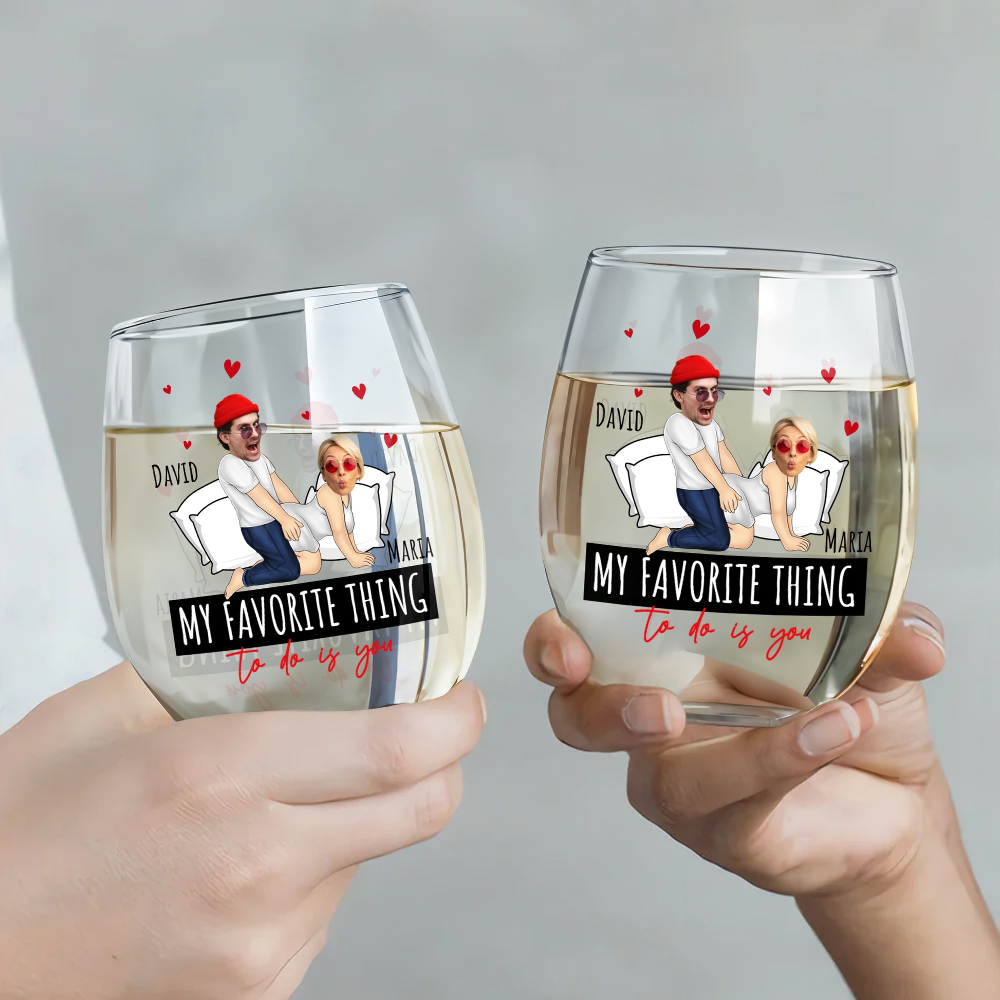 My Favorite Thing To Do Is You Romantic Couple Design