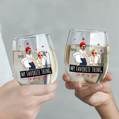 My Favorite Thing To Do Is You Romantic Couple Design