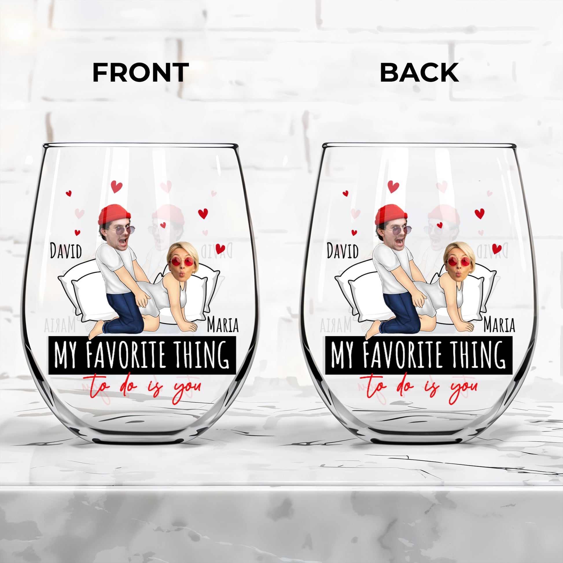 My Favorite Thing To Do Is You Romantic Couple Design
