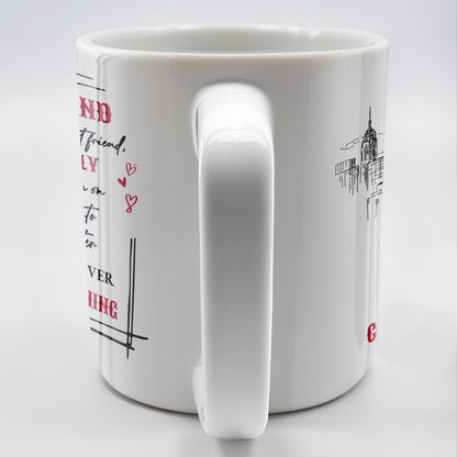 To My Husband You Are My Everything, Romantic Skyline and Couple Design