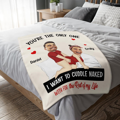 Cuddle Naked For Life Quote With Hearts And Cartoon Faces