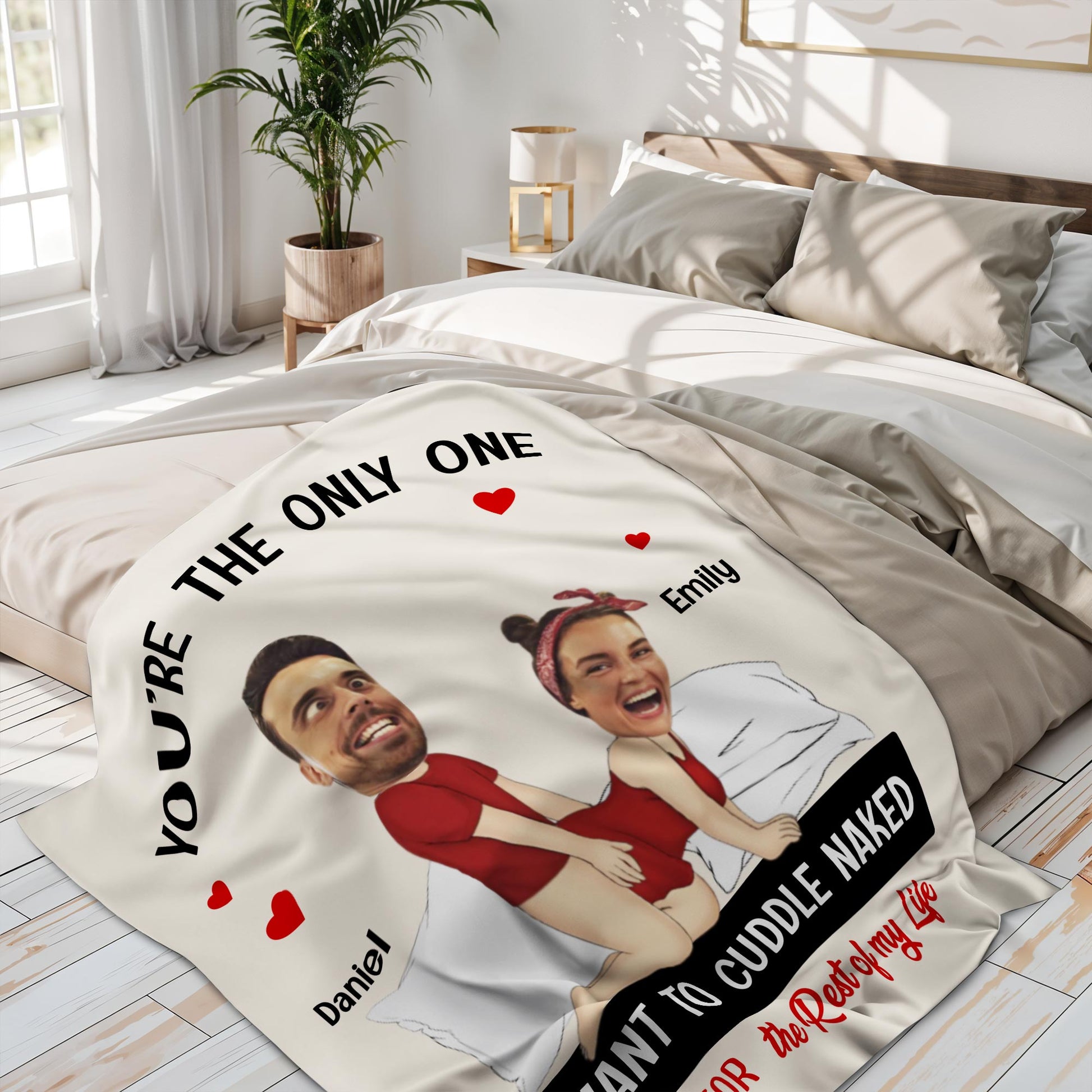 Cuddle Naked For Life Quote With Hearts And Cartoon Faces