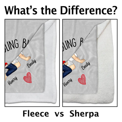 This Is Our Cuddling Blanket Featuring Loving Couple