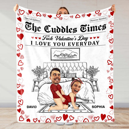 Embrace Love Everyday, Not Just Valentine's Day Hearts and Couple Design