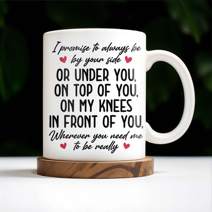 Romantic Commitment Message With Couple And Cityscape