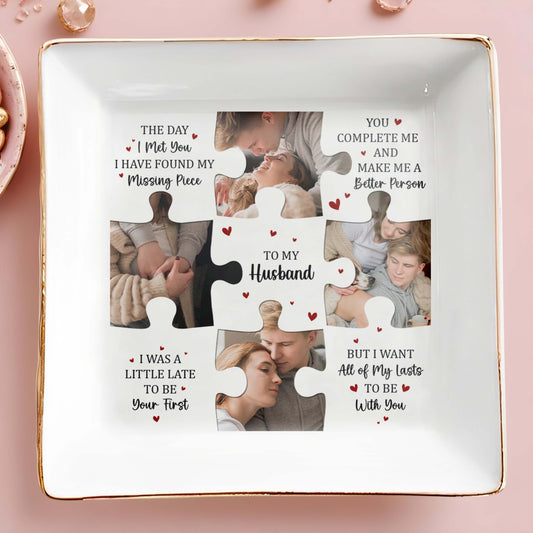 Missing Piece Puzzle Hearts Message To Husband