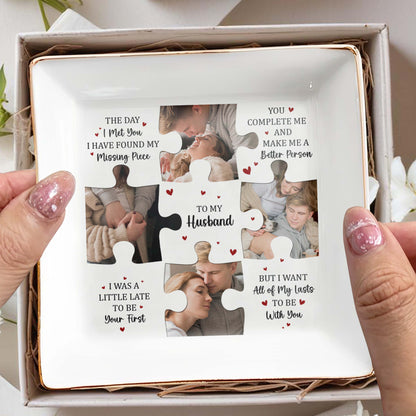 Missing Piece Puzzle Hearts Message To Husband
