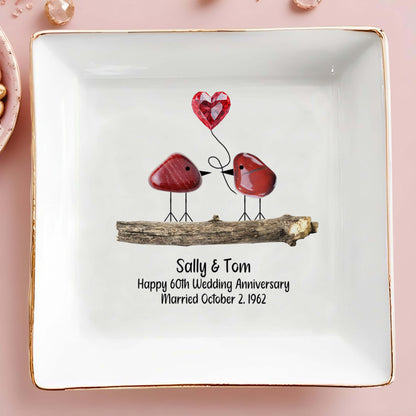 Celebrate Lifelong Love With Charming Birds Keepsake