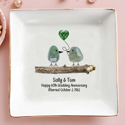 Celebrate Lifelong Love With Charming Birds Keepsake