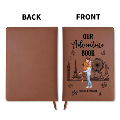 Our Adventure Book With Famous Landmarks And Couple