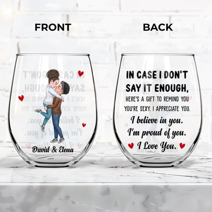 Loving Reminder For Partner Featuring Hearts And Couple