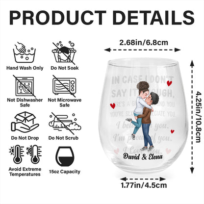 Loving Reminder For Partner Featuring Hearts And Couple