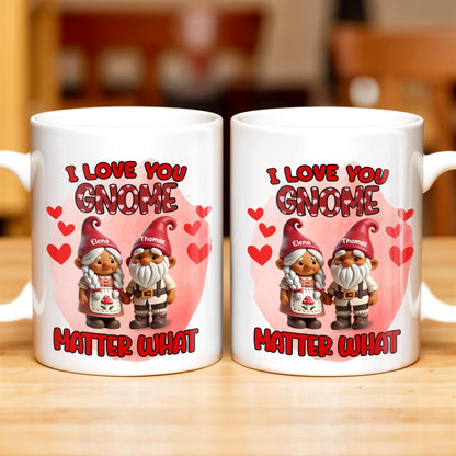 I Love You Gnome Matter What Cute Couple Gnomes