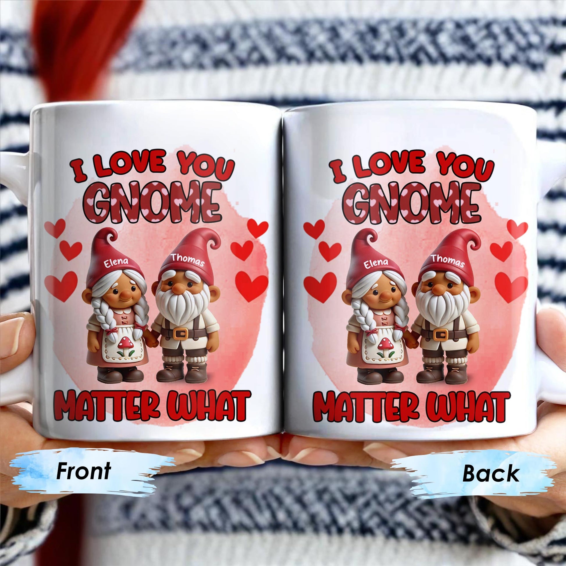 I Love You Gnome Matter What Cute Couple Gnomes