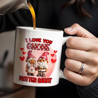 I Love You Gnome Matter What Cute Couple Gnomes
