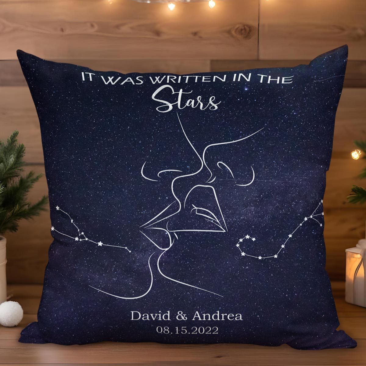 It Was Written In The Stars Constellation Pillow