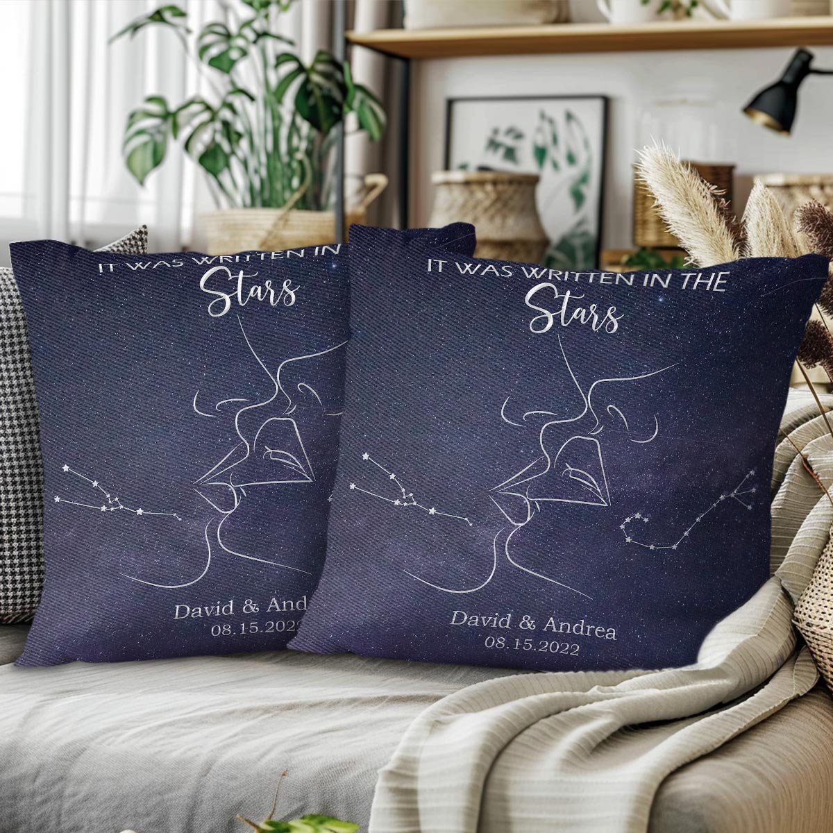 It Was Written In The Stars Constellation Pillow