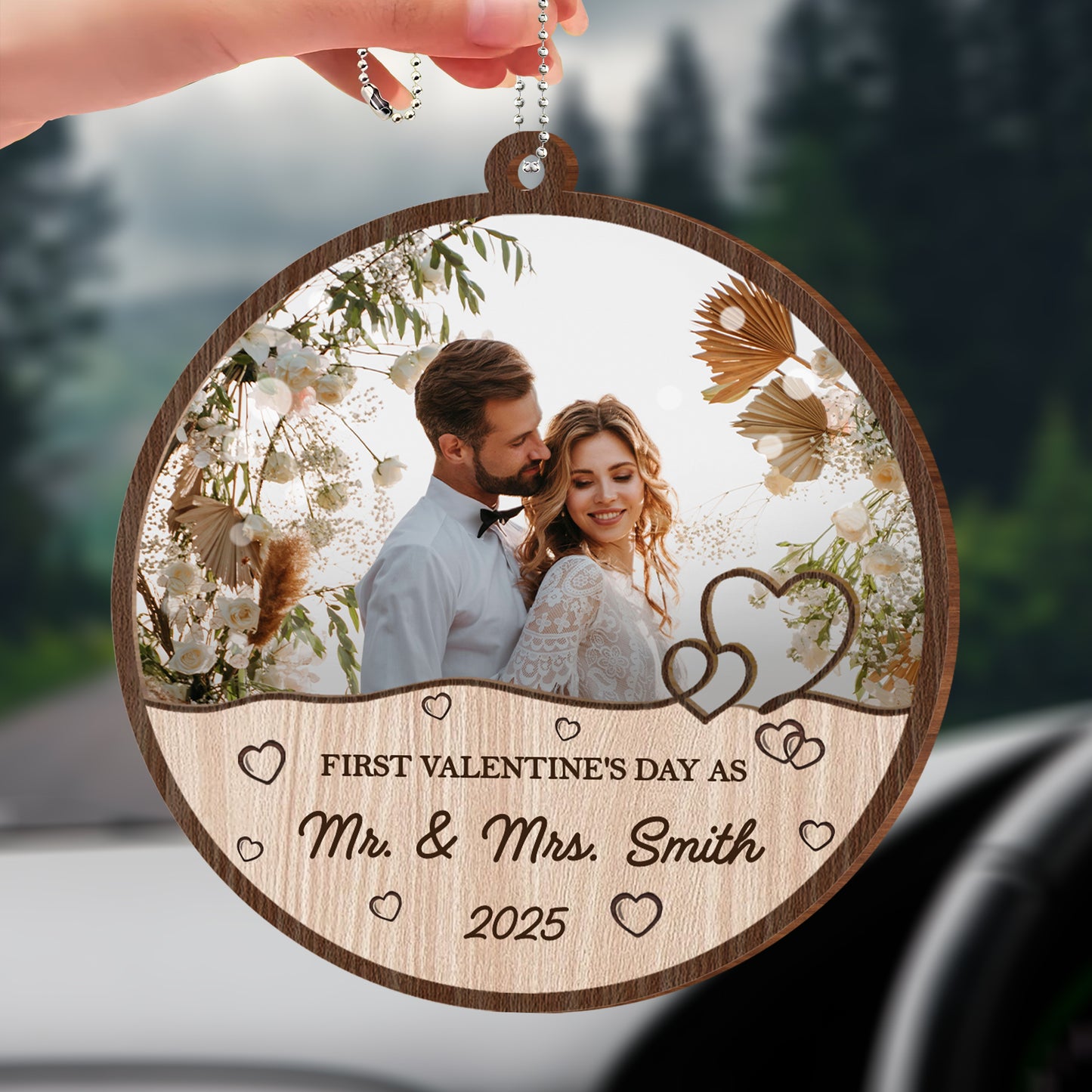 First Valentine's Day As Mr and Mrs, Couples Frame