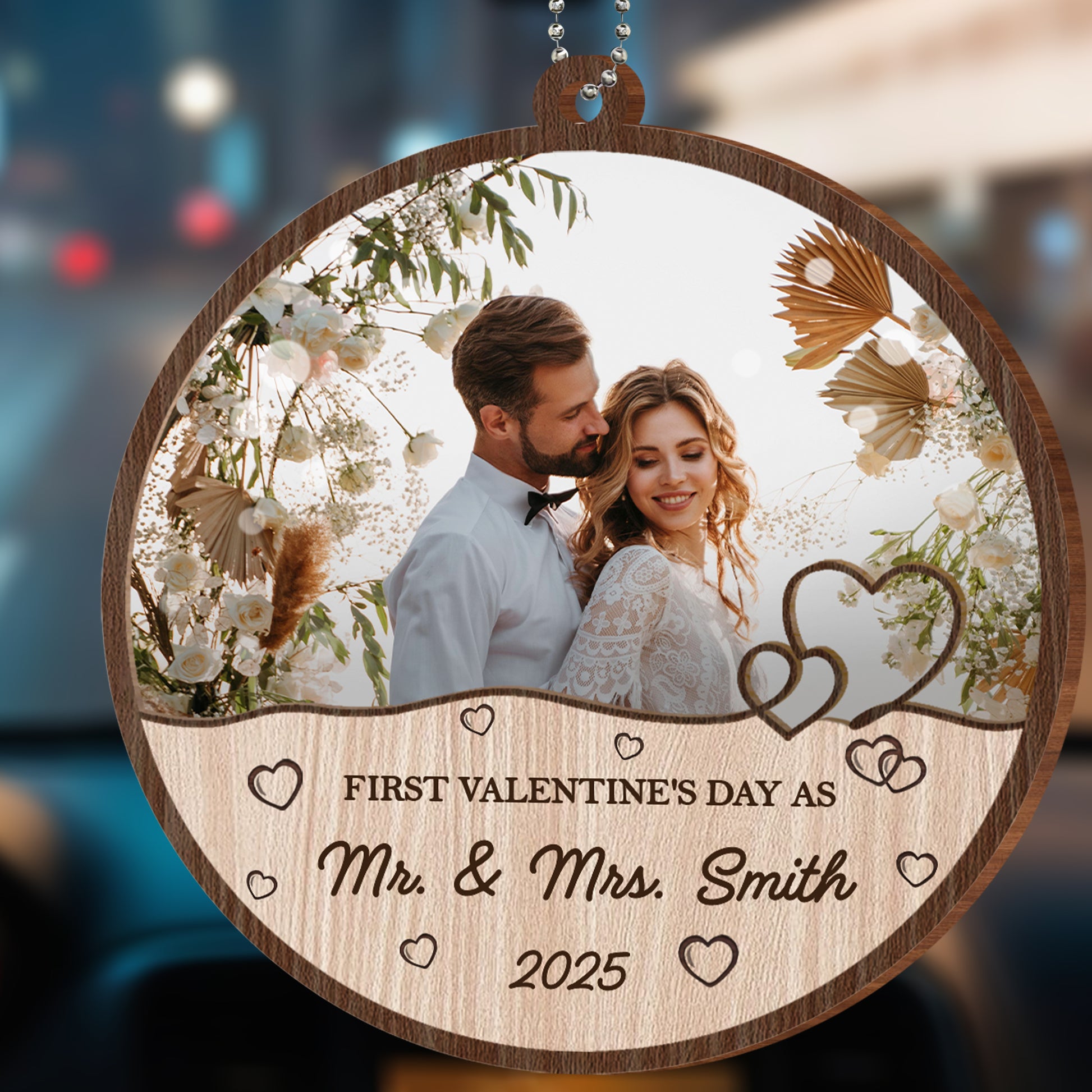 First Valentine's Day As Mr and Mrs, Couples Frame
