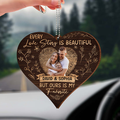 Every Love Story Is Beautiful But Ours Is My Favorite With Floral Heart