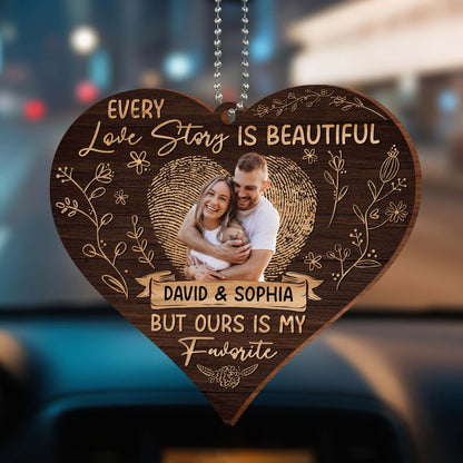 Every Love Story Is Beautiful But Ours Is My Favorite With Floral Heart