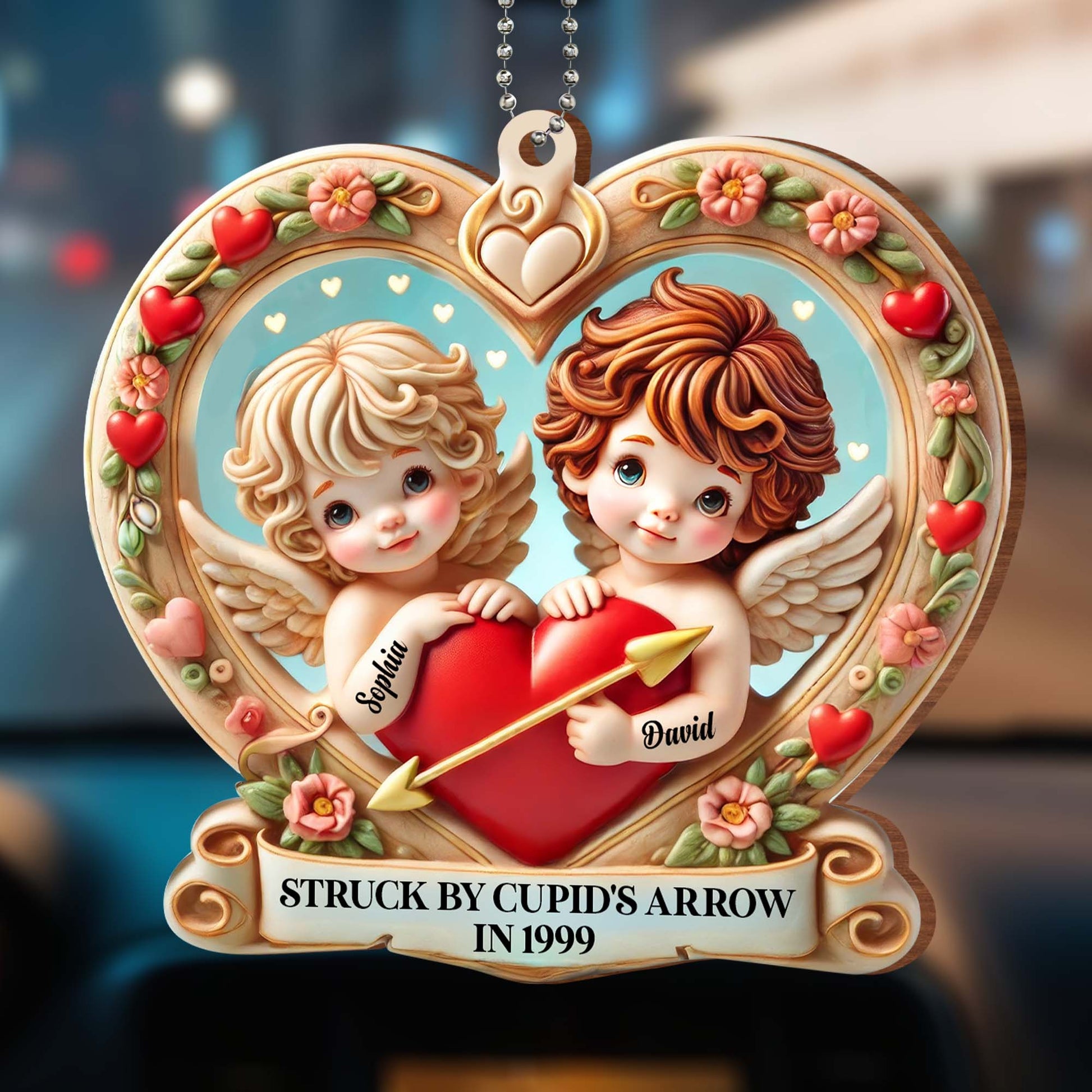 Struck By Cupid's Arrow With Angels