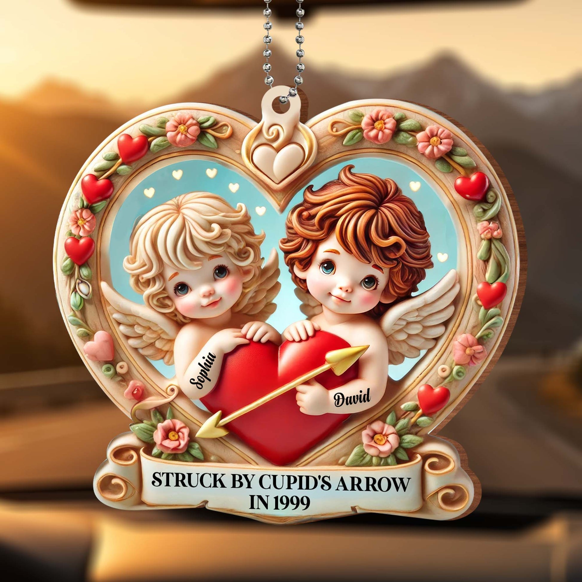 Struck By Cupid's Arrow With Angels