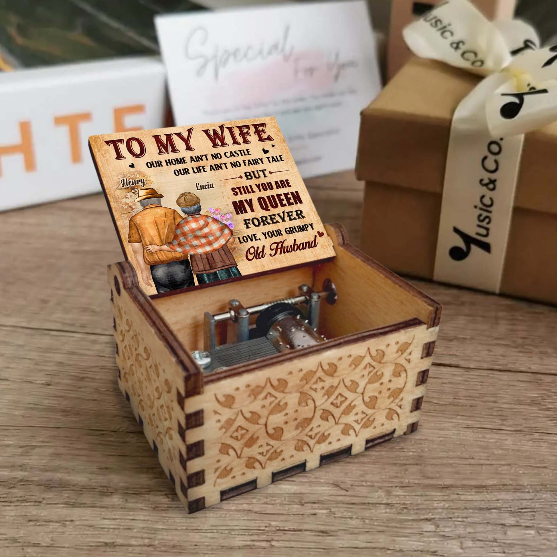 To My Wife You Are My Queen Forever With Couples