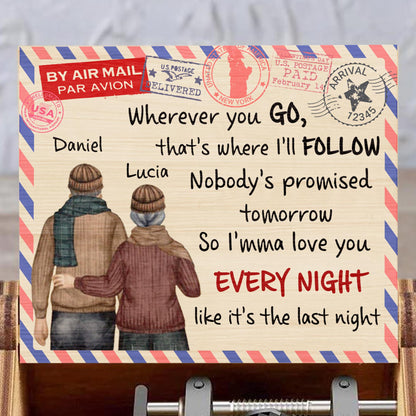 Wherever You Go, I'll Follow, Love Promise For Couples