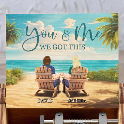 You & Me We Got This Beach View Couples Gift