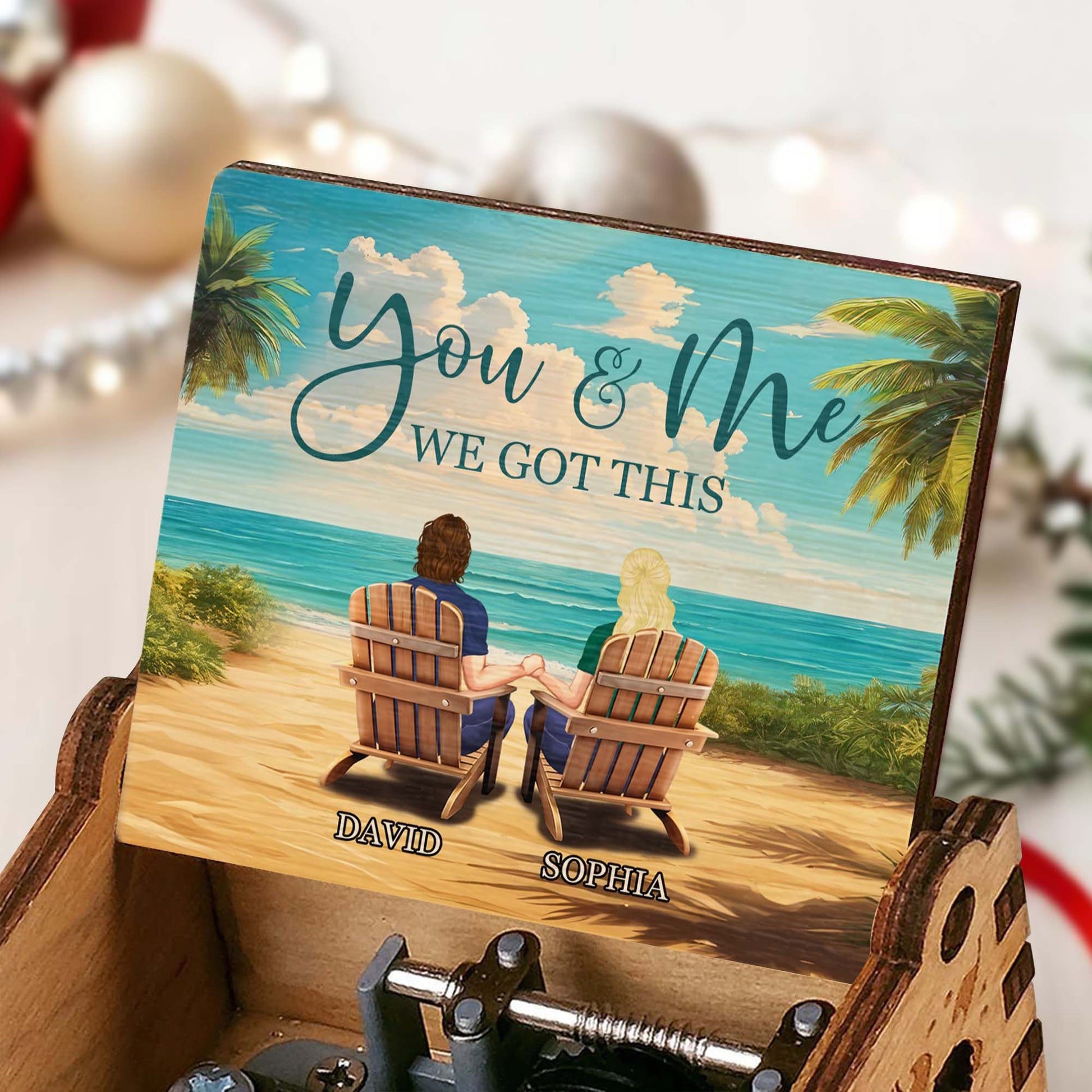 You & Me We Got This Beach View Couples Gift