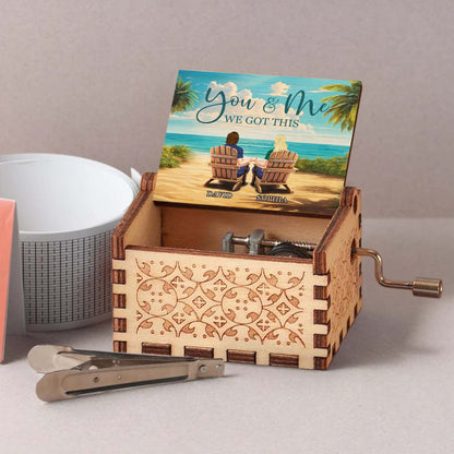 You & Me We Got This Beach View Couples Gift