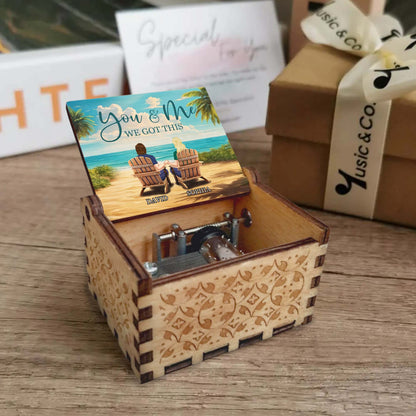 You & Me We Got This Beach View Couples Gift